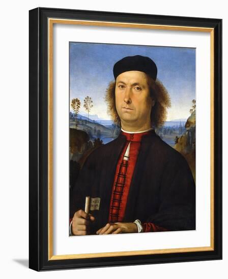 Portrait of Francesco Delle Opere, 1494-Perugino-Framed Giclee Print