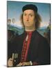 Portrait of Francesco delle Opere-Pietro Perugino-Mounted Giclee Print