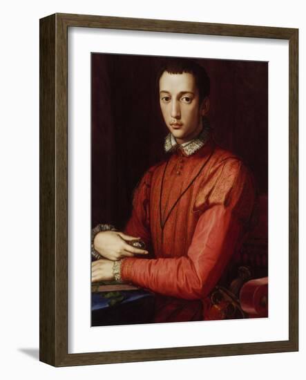 Portrait of Francesco I De' Medici-Agnolo Bronzino-Framed Giclee Print