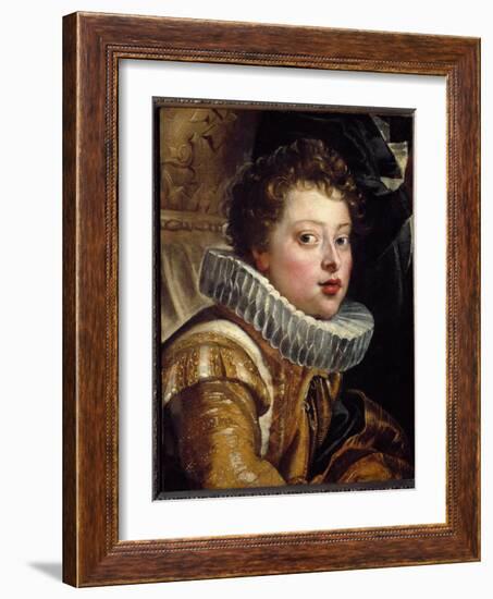 Portrait of Francesco IV Gonzaga, Duke of Mantua, 1604-1605 (Painting)-Peter Paul Rubens-Framed Giclee Print