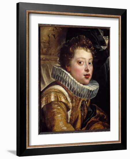 Portrait of Francesco IV Gonzaga, Duke of Mantua, 1604-1605 (Painting)-Peter Paul Rubens-Framed Giclee Print