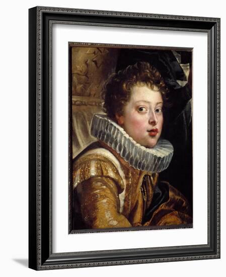 Portrait of Francesco IV Gonzaga, Duke of Mantua, 1604-1605 (Painting)-Peter Paul Rubens-Framed Giclee Print