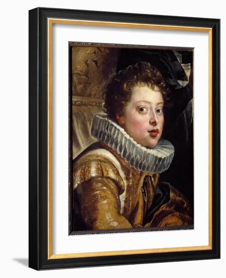 Portrait of Francesco IV Gonzaga, Duke of Mantua, 1604-1605 (Painting)-Peter Paul Rubens-Framed Giclee Print