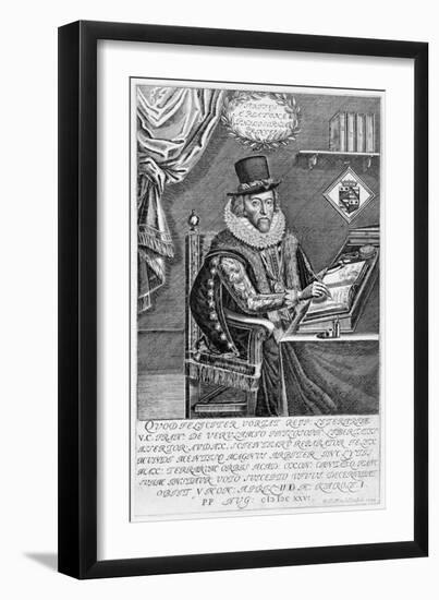 Portrait of Francis Bacon-William Marshall-Framed Giclee Print