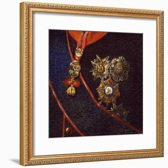 Portrait of Francis I of Bourbon, Detail-Giuseppe Cammarano-Framed Giclee Print