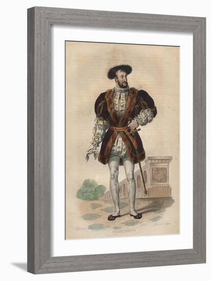 Portrait of Francis I of France (1494-1537), King of France-French School-Framed Giclee Print