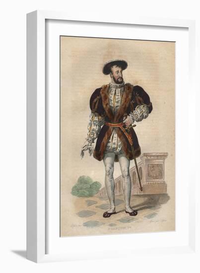 Portrait of Francis I of France (1494-1537), King of France-French School-Framed Giclee Print