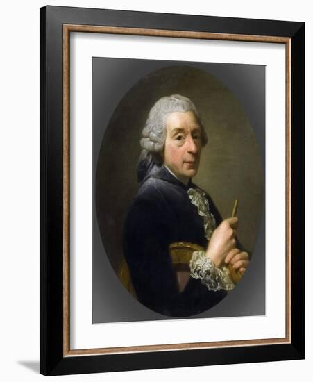 Portrait of François Boucher (1703-177)-Alexander Roslin-Framed Giclee Print