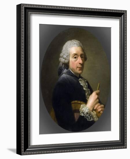 Portrait of François Boucher (1703-177)-Alexander Roslin-Framed Giclee Print