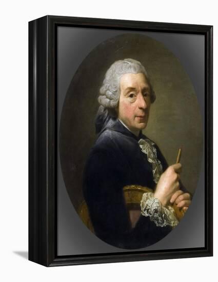 Portrait of François Boucher (1703-177)-Alexander Roslin-Framed Premier Image Canvas