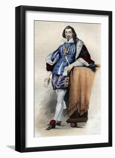 Portrait of Francois de Bassompierre (1579-1646), French courtier and Marshal-French School-Framed Giclee Print