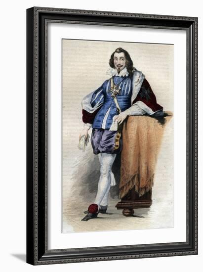 Portrait of Francois de Bassompierre (1579-1646), French courtier and Marshal-French School-Framed Giclee Print