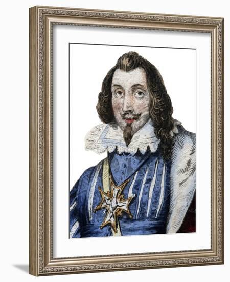 Portrait of Francois de Bassompierre (1579-1646), French courtier and Marshal-French School-Framed Giclee Print