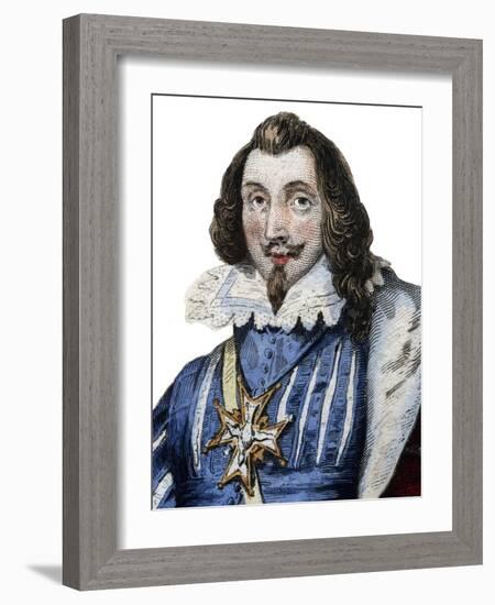 Portrait of Francois de Bassompierre (1579-1646), French courtier and Marshal-French School-Framed Giclee Print