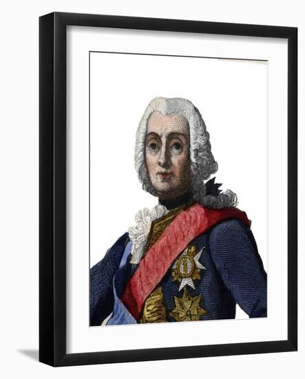 Portrait of Francois de Chevert (1695-1769), French general-French School-Framed Giclee Print