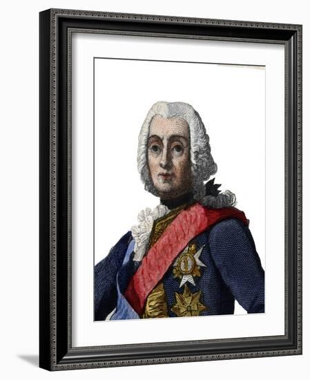 Portrait of Francois de Chevert (1695-1769), French general-French School-Framed Giclee Print