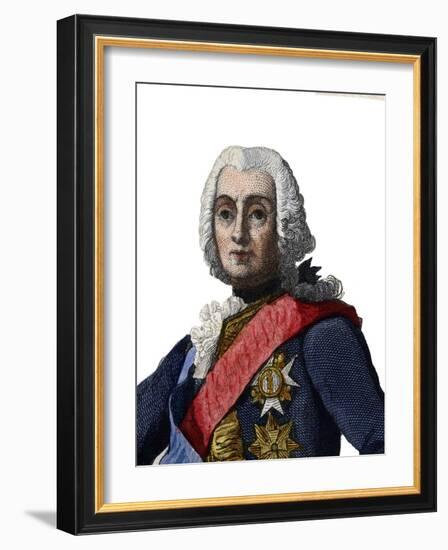 Portrait of Francois de Chevert (1695-1769), French general-French School-Framed Giclee Print