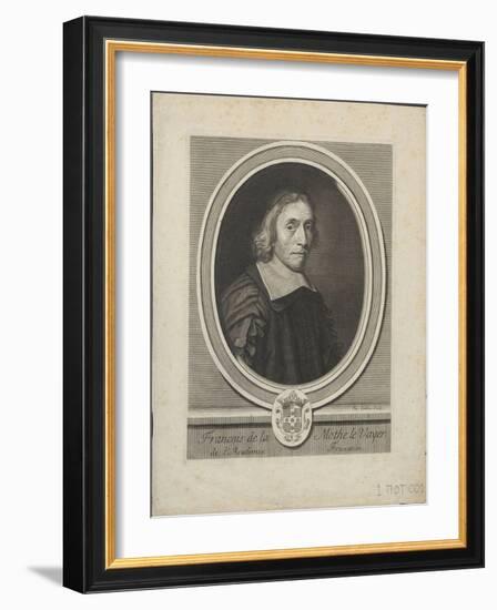 Portrait of François De La Mothe Le Vayer (1588-167), Ca. 1695-Jacques Lubin-Framed Giclee Print