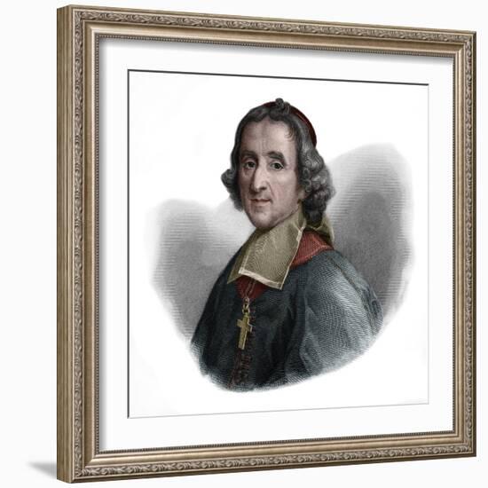 Portrait of Francois Fenelon (1651-1715) French Catholic archbishop, theologian, poet and writer-French School-Framed Giclee Print