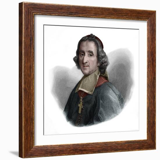 Portrait of Francois Fenelon (1651-1715) French Catholic archbishop, theologian, poet and writer-French School-Framed Giclee Print