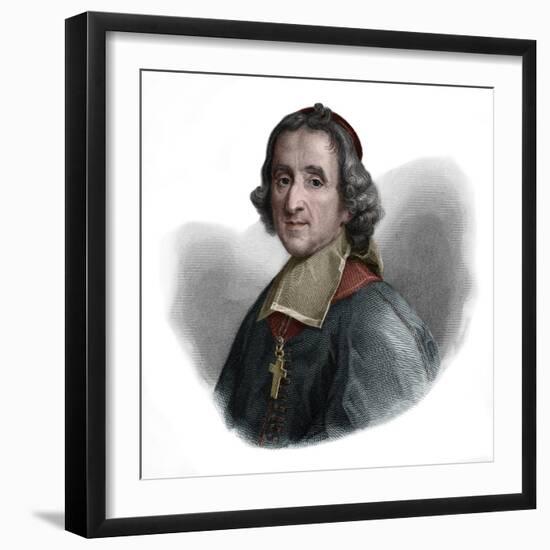 Portrait of Francois Fenelon (1651-1715) French Catholic archbishop, theologian, poet and writer-French School-Framed Giclee Print