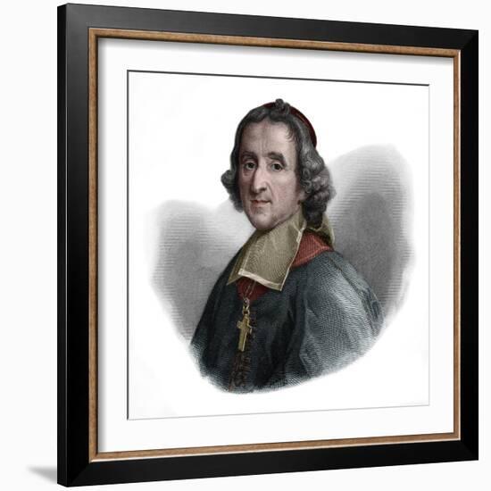 Portrait of Francois Fenelon (1651-1715) French Catholic archbishop, theologian, poet and writer-French School-Framed Giclee Print