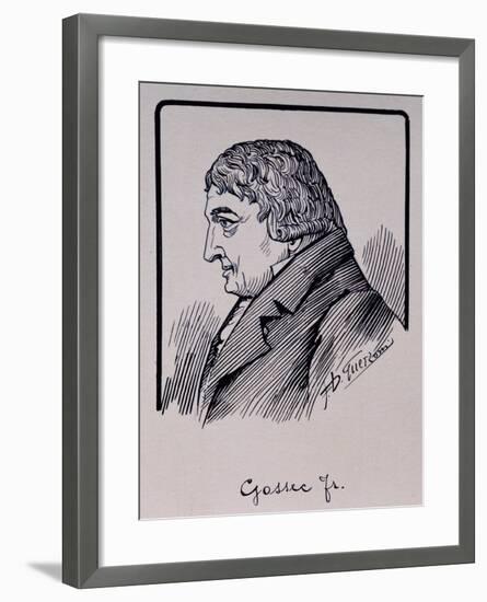 Portrait of Francois-Joseph Gossec-null-Framed Giclee Print