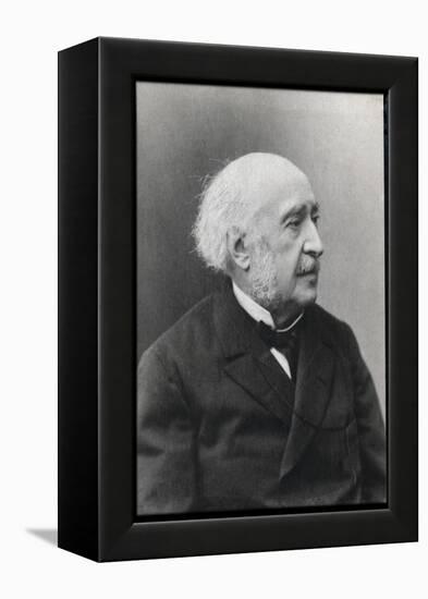 Portrait of Francois Jules Suisse (Jules Simon) (1814-1896), French statesman and philosopher-French Photographer-Framed Premier Image Canvas