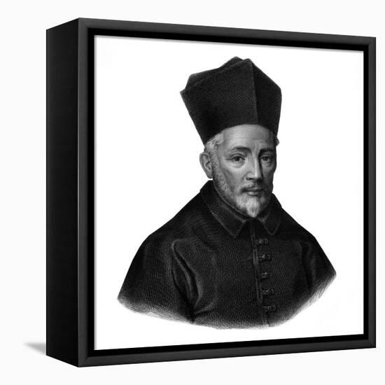 Portrait of Francois Van Der Burch (1567-1644), archbishop of Cambrai-French School-Framed Premier Image Canvas