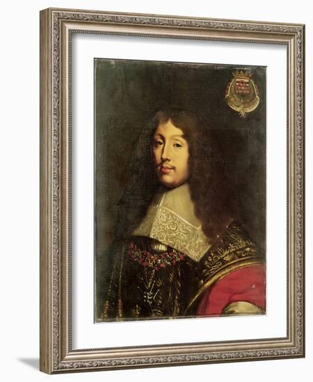 Portrait of Francois VI Duke of La Rochefoucauld, 1836-Theodore Chasseriau-Framed Giclee Print