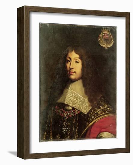 Portrait of Francois VI Duke of La Rochefoucauld, 1836-Theodore Chasseriau-Framed Giclee Print