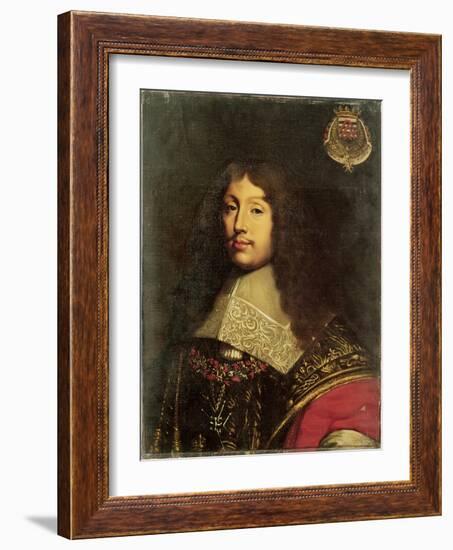 Portrait of Francois VI Duke of La Rochefoucauld, 1836-Theodore Chasseriau-Framed Giclee Print