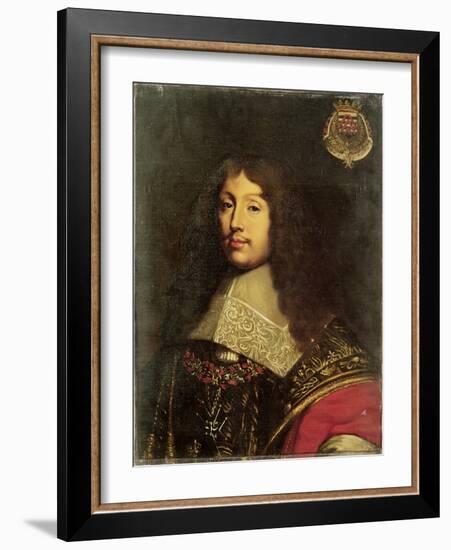 Portrait of Francois VI Duke of La Rochefoucauld, 1836-Theodore Chasseriau-Framed Giclee Print