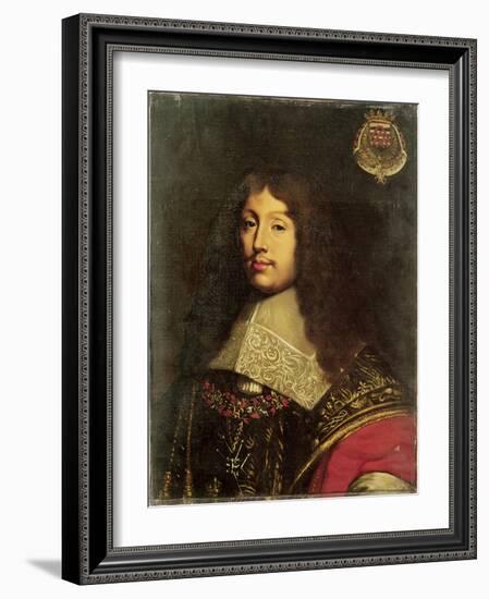 Portrait of Francois VI Duke of La Rochefoucauld, 1836-Theodore Chasseriau-Framed Giclee Print