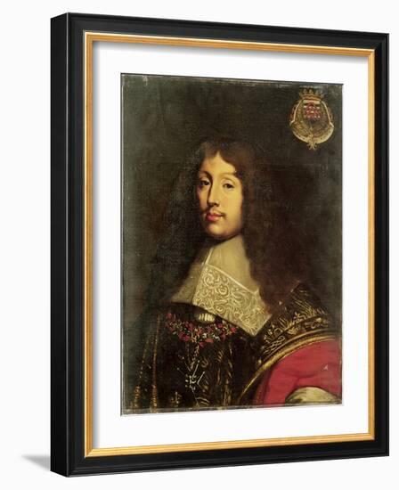 Portrait of Francois VI Duke of La Rochefoucauld, 1836-Theodore Chasseriau-Framed Giclee Print