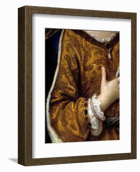 Portrait of Francoise D'aubigne, Marquise De Maintenon (1635 - 1719), Mistress of Louis Xiv. Dress-Pierre Mignard-Framed Giclee Print