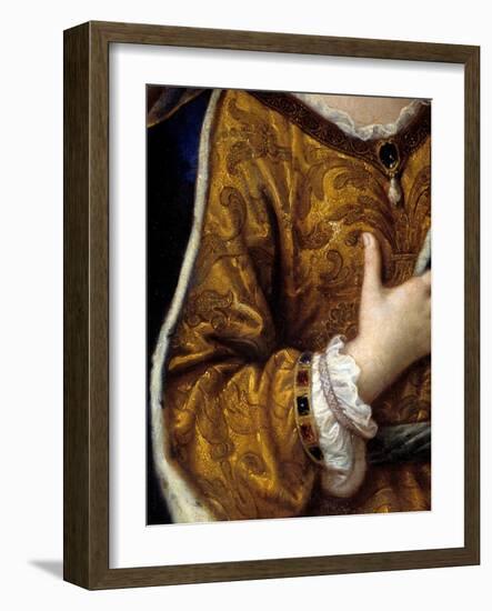 Portrait of Francoise D'aubigne, Marquise De Maintenon (1635 - 1719), Mistress of Louis Xiv. Dress-Pierre Mignard-Framed Giclee Print