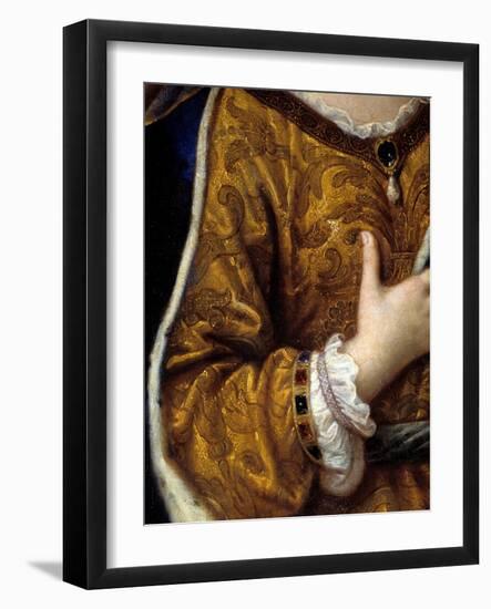 Portrait of Francoise D'aubigne, Marquise De Maintenon (1635 - 1719), Mistress of Louis Xiv. Dress-Pierre Mignard-Framed Giclee Print