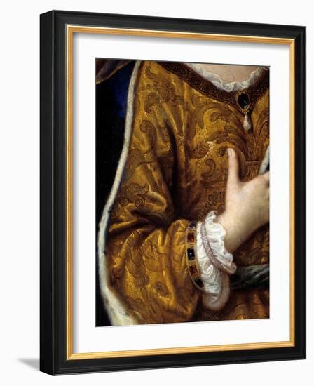 Portrait of Francoise D'aubigne, Marquise De Maintenon (1635 - 1719), Mistress of Louis Xiv. Dress-Pierre Mignard-Framed Giclee Print