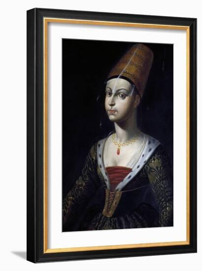 Portrait of Francoise De Boulogne, Castle of Lapalisse (La Palice), Auvergne, France-null-Framed Giclee Print