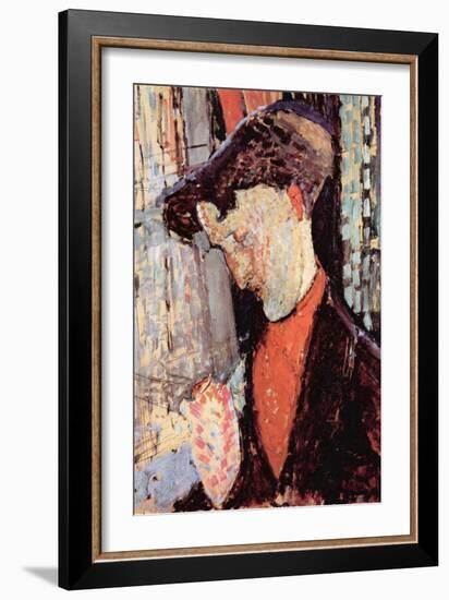 Portrait of Frank Burty Haviland-Amedeo Modigliani-Framed Art Print