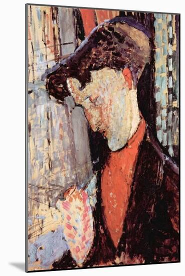 Portrait of Frank Burty Haviland-Amedeo Modigliani-Mounted Art Print