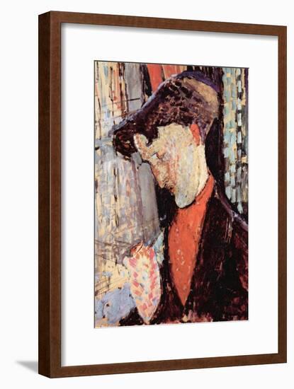 Portrait of Frank Burty Haviland-Amedeo Modigliani-Framed Art Print
