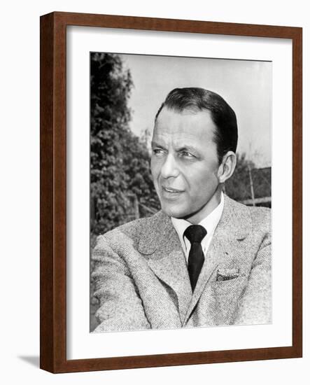 Portrait of Frank Sinatra-null-Framed Photographic Print