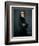 Portrait of Franz Liszt-Henri Lehmann-Framed Art Print