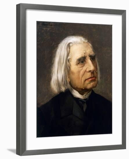 Portrait of Franz Liszt-null-Framed Giclee Print