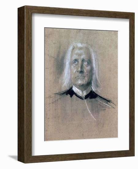 Portrait of Franz Liszt-null-Framed Giclee Print