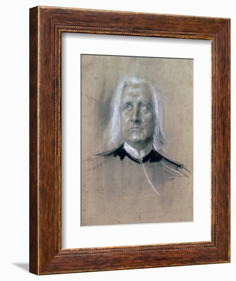 Portrait of Franz Liszt-null-Framed Giclee Print