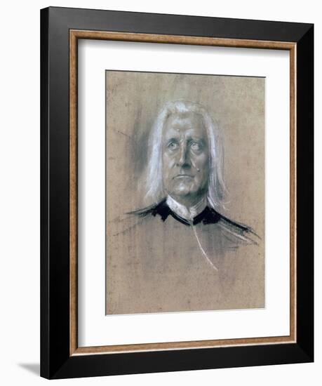 Portrait of Franz Liszt-null-Framed Giclee Print