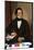 Portrait of Franz Schubert (Oil on Canvas)-Unknown Artist-Mounted Giclee Print